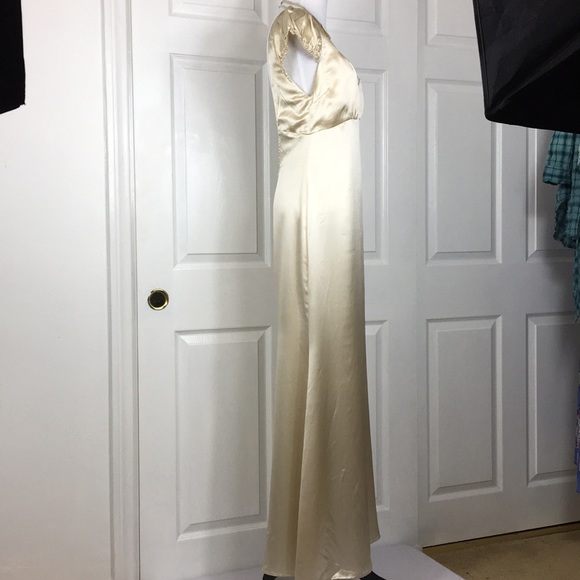Reformation Champagne Color 100% Silk Maxi - Picture 2 of 7